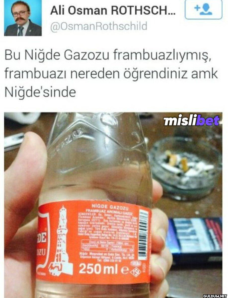 Bu Niğde Gazozu...