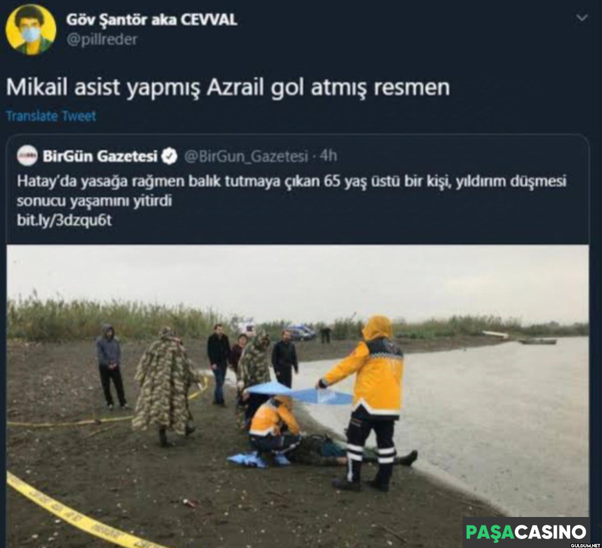 Mikail asist yapmış Azrail...