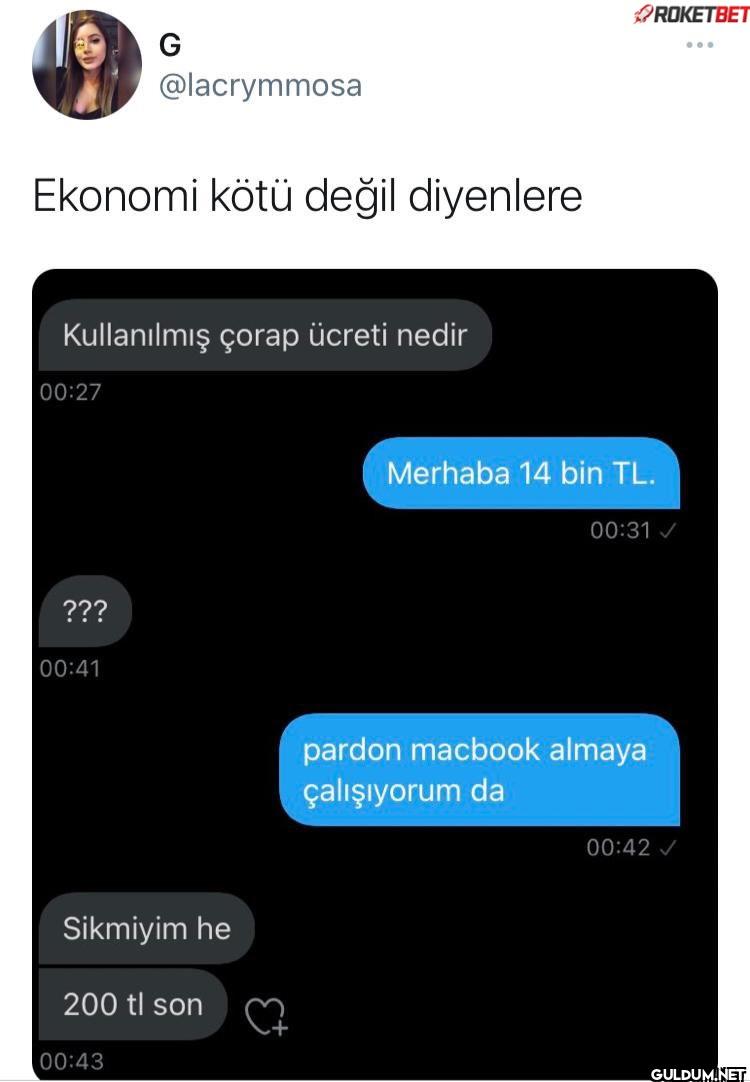 Ekonomi kötü değil...