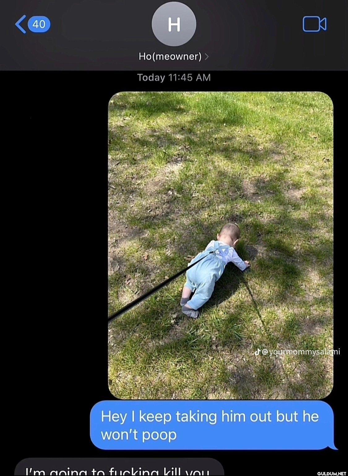 Hey I keep taking him out...