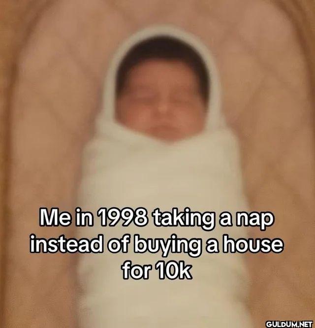 Me in 1998 taking a nap...