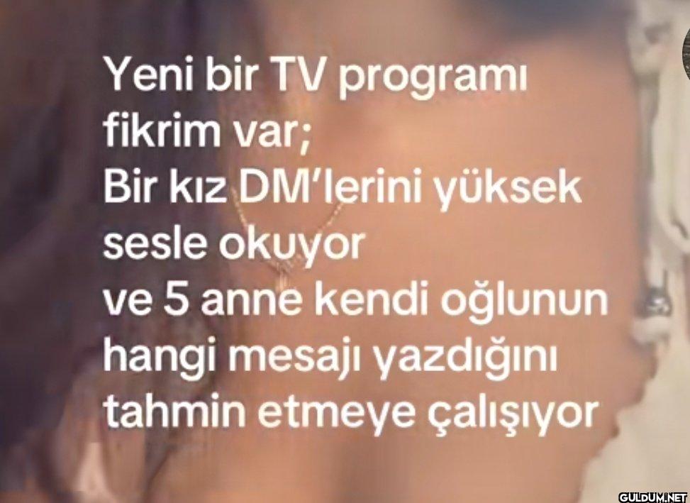 Yeni bir TV programi...