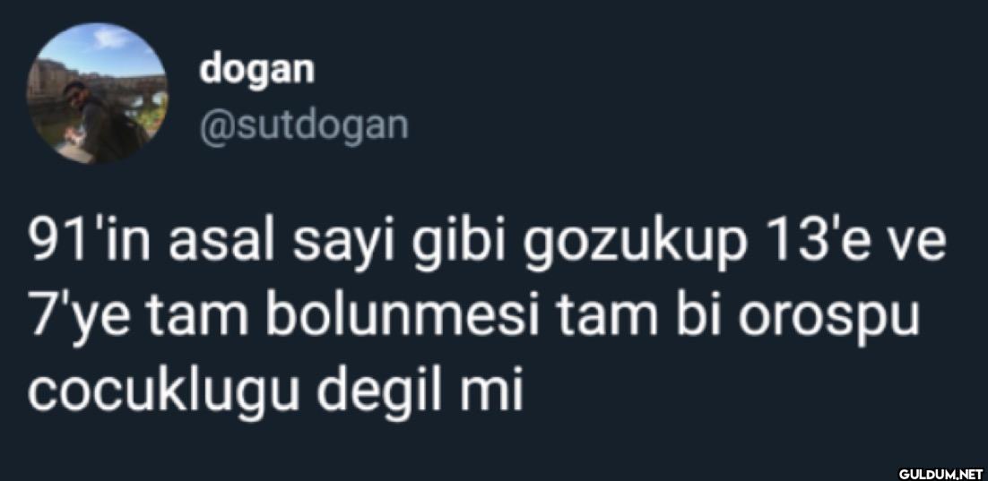 91'in asal sayi gibi...