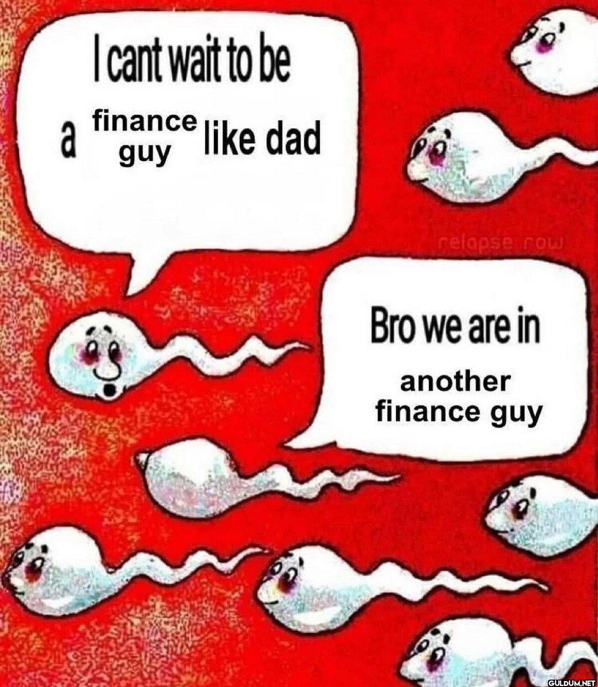 I cant wait to be finance...