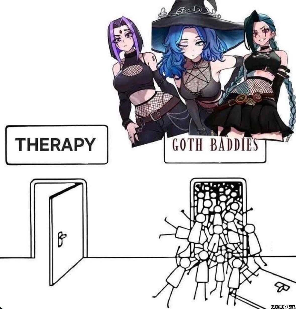 THERAPY db GOTH BADDIES B