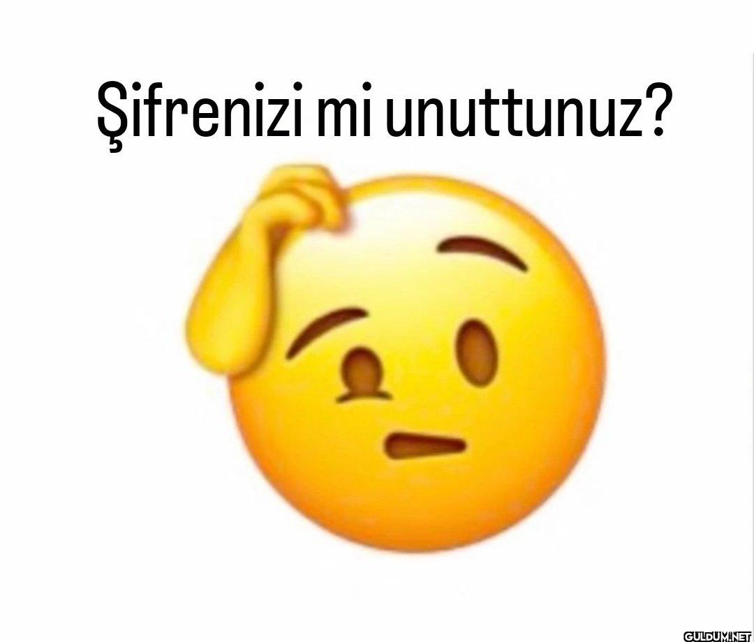 Şifrenizi mi unuttunuz?