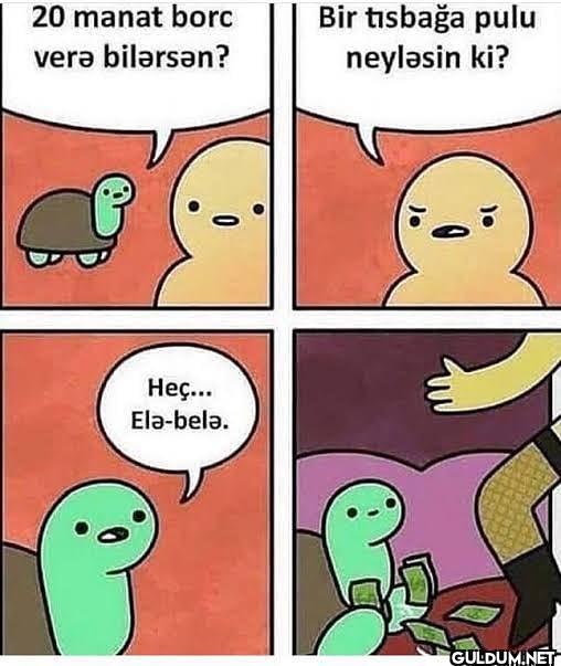 20 manat borc verə...