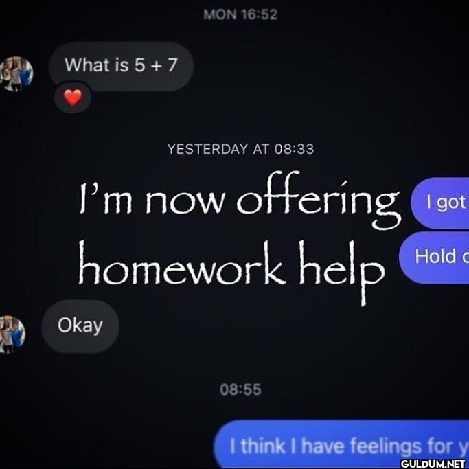 MON What is 5 + 7...
