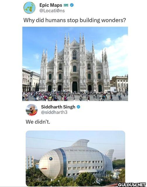 Why did humans stop...