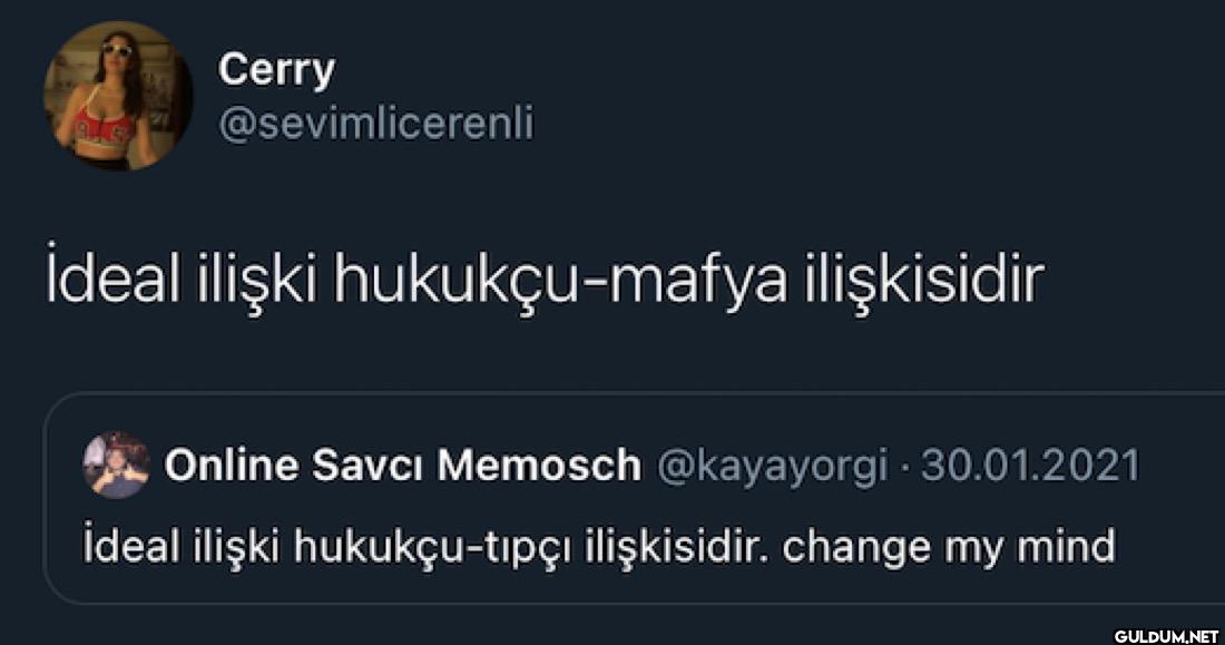 İdeal ilişki hukukçu-mafya...