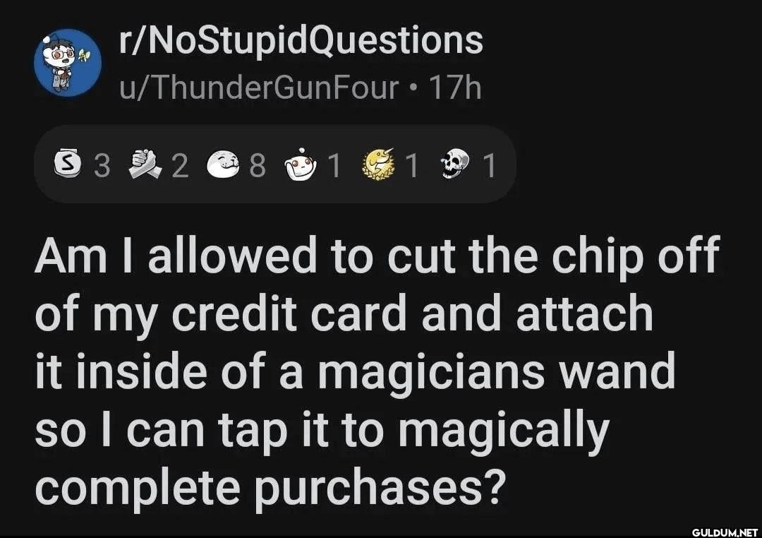 r/NoStupidQuestions...