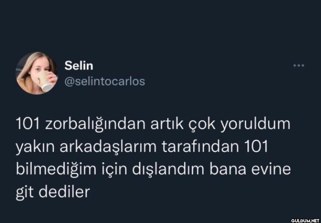 101 zorbalığından artık...