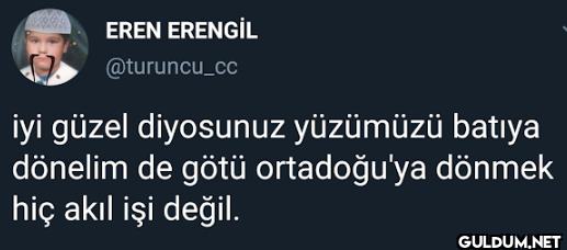 iyi güzel diyosunuz...