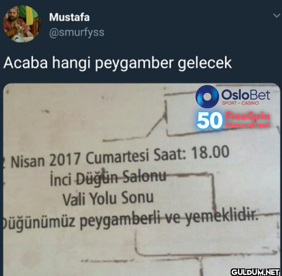 Acaba hangi peygamber...