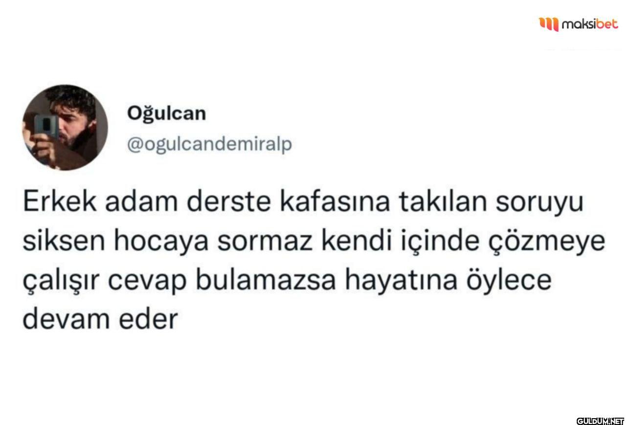 Erkek adam derste kafasına...