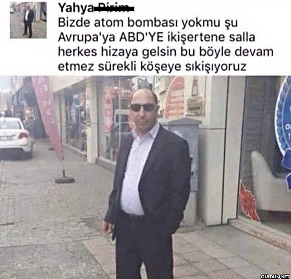Yahya Disi Bizde atom...