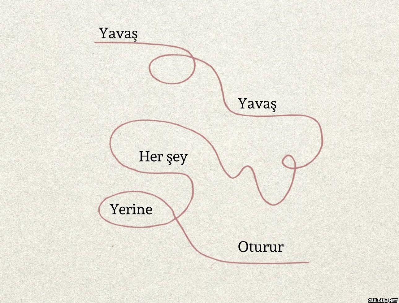 Yavaş Her şey Yavaş P Yerine Oturur