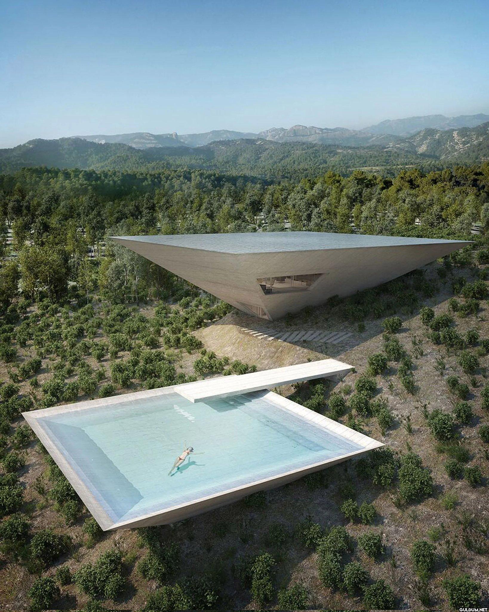 3. Inverted Pyramid House in Spain