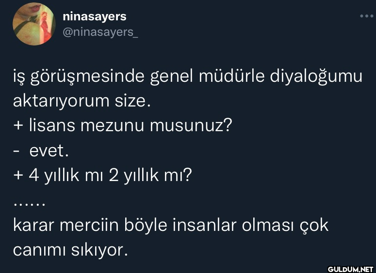 iş görüşmesinde genel...