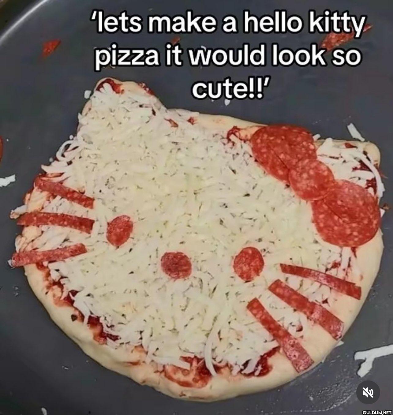 'lets make a hello kitty...