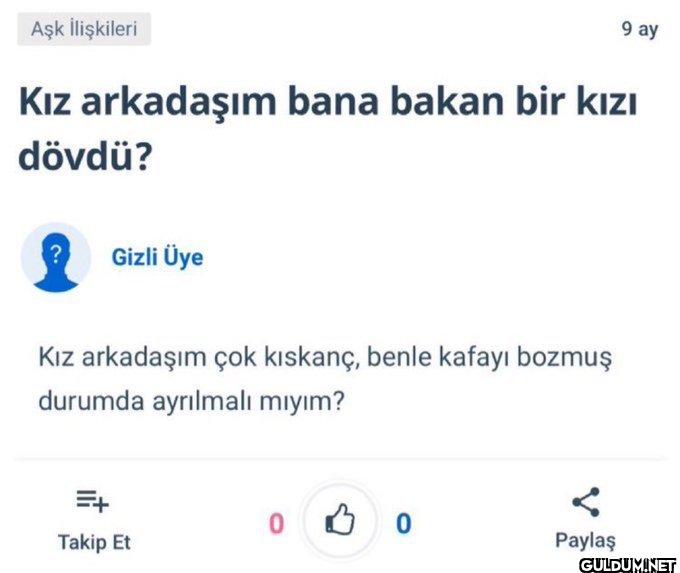 Aşk İlişkileri 9 ay Kız...
