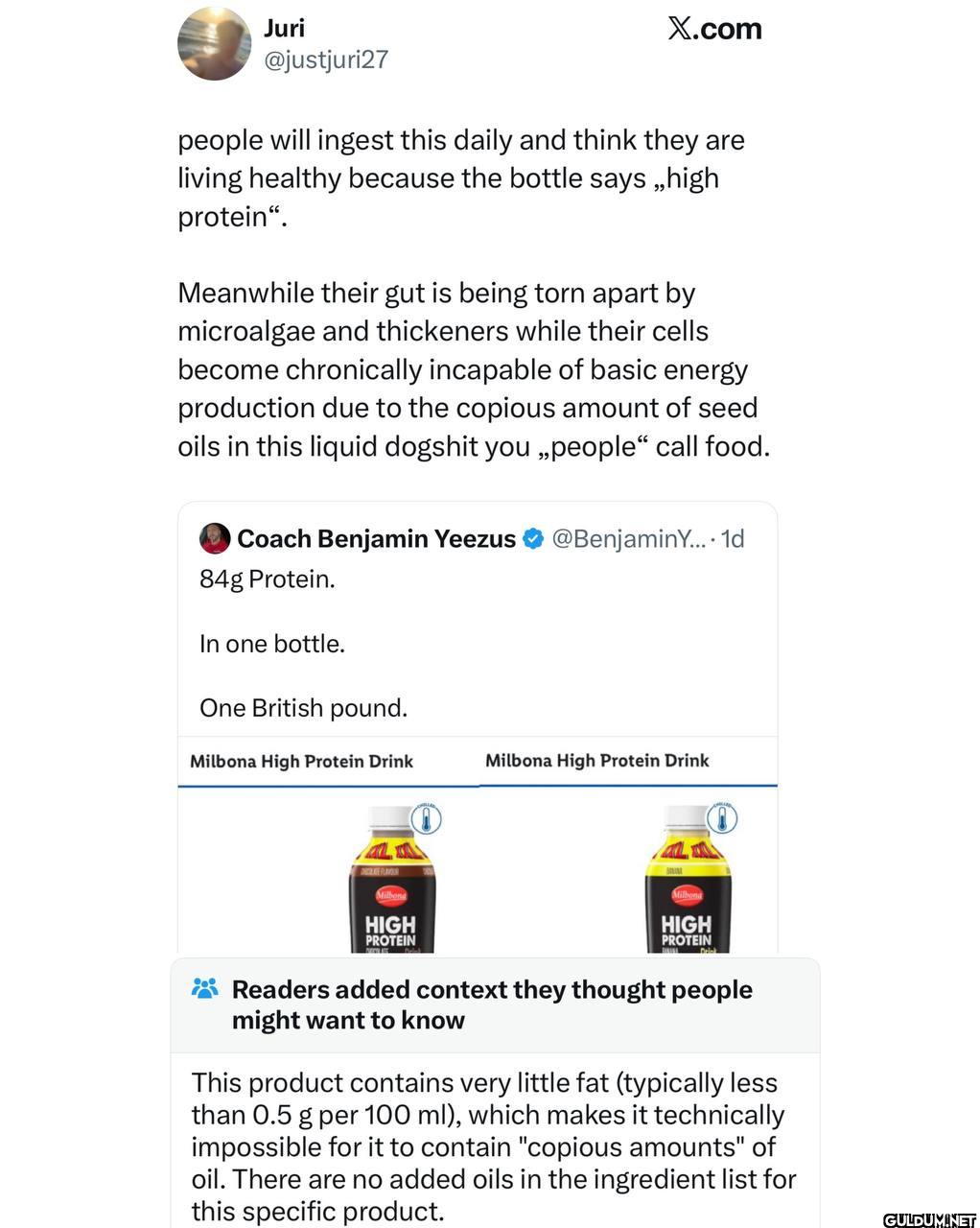 X.com people will ingest...