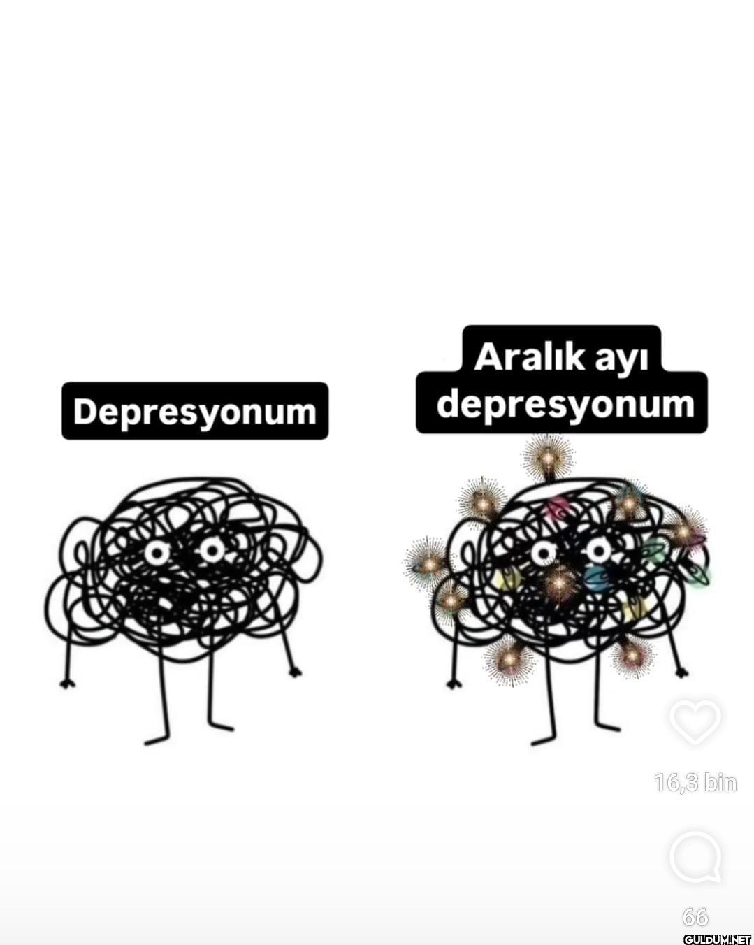 Depresyonum Aralık ayı...