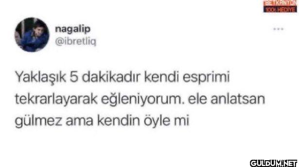 Yaklaşık 5 dakikadır kendi...