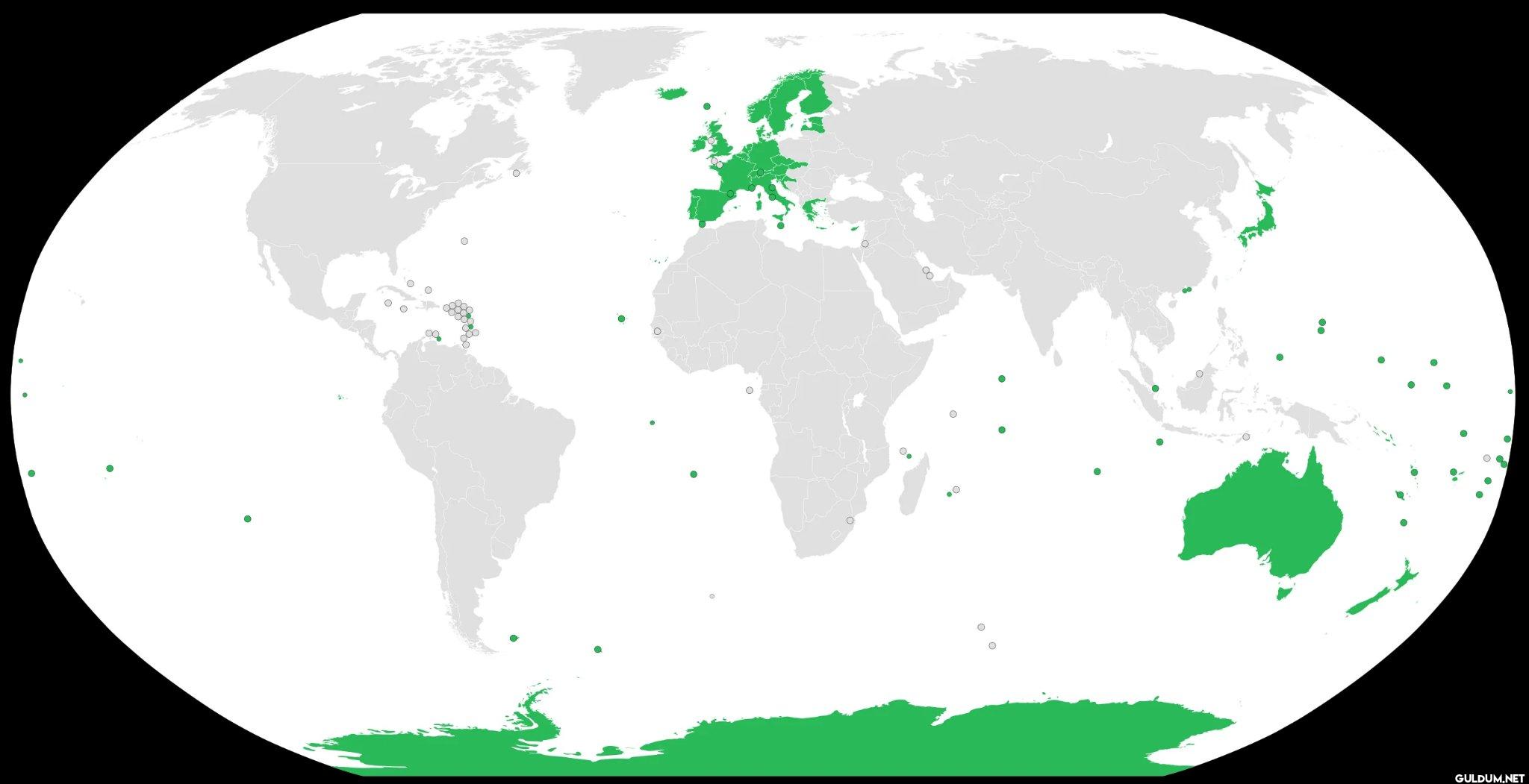 Map of rabies-free...