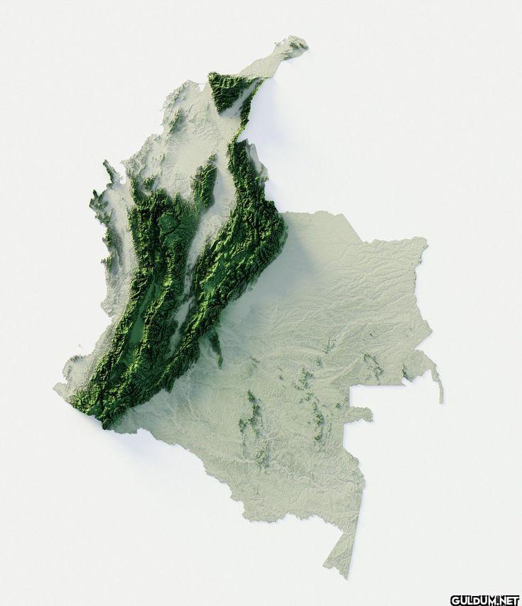 12. Topography map of Columbia