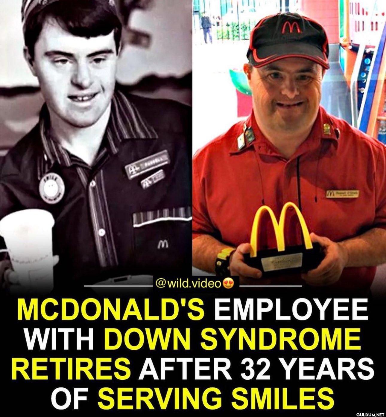 MCDONALD'S EMPLOYEE WITH...