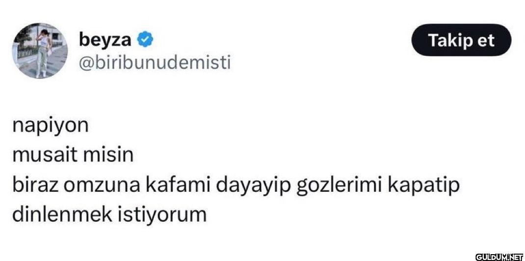 Takip et napiyon musait...