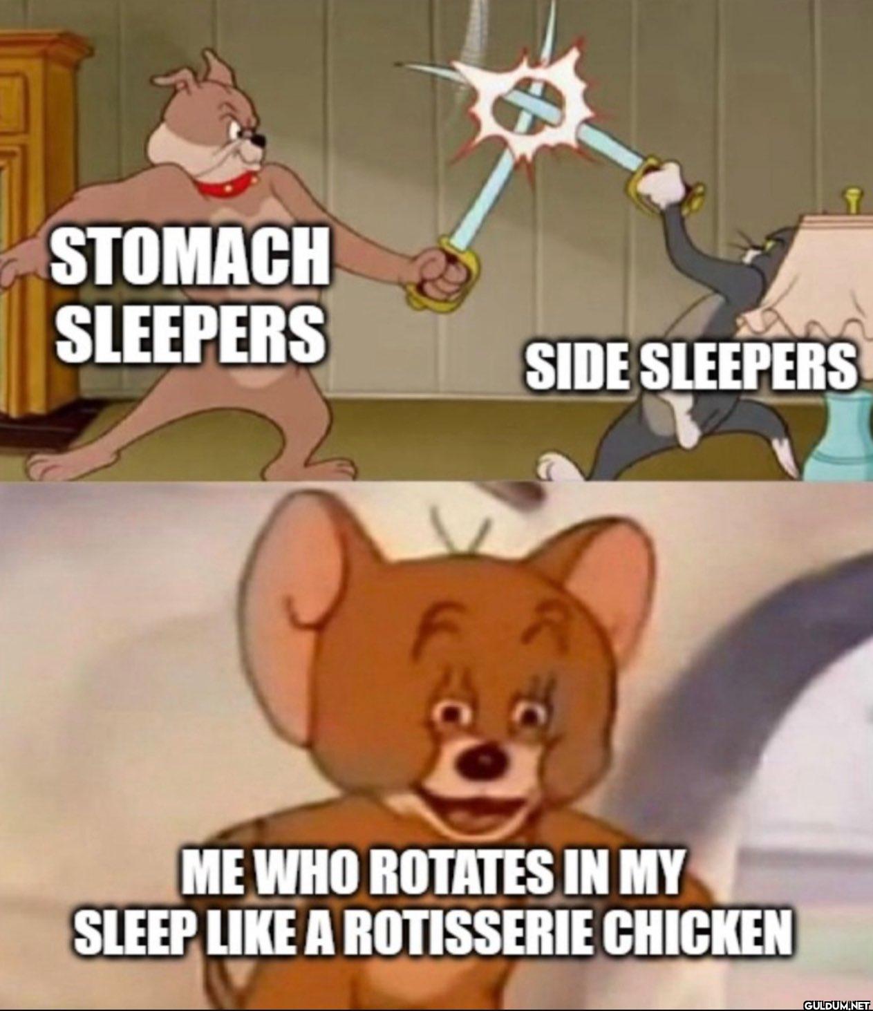 T STOMACH SLEEPERS SIDE...