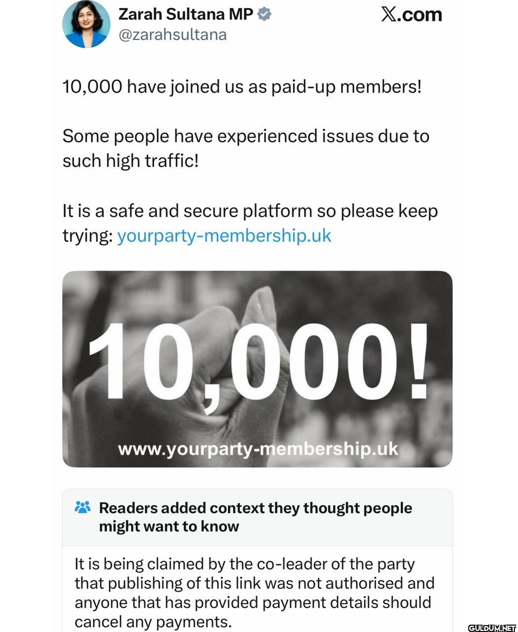 X.com 10,000 have joined...