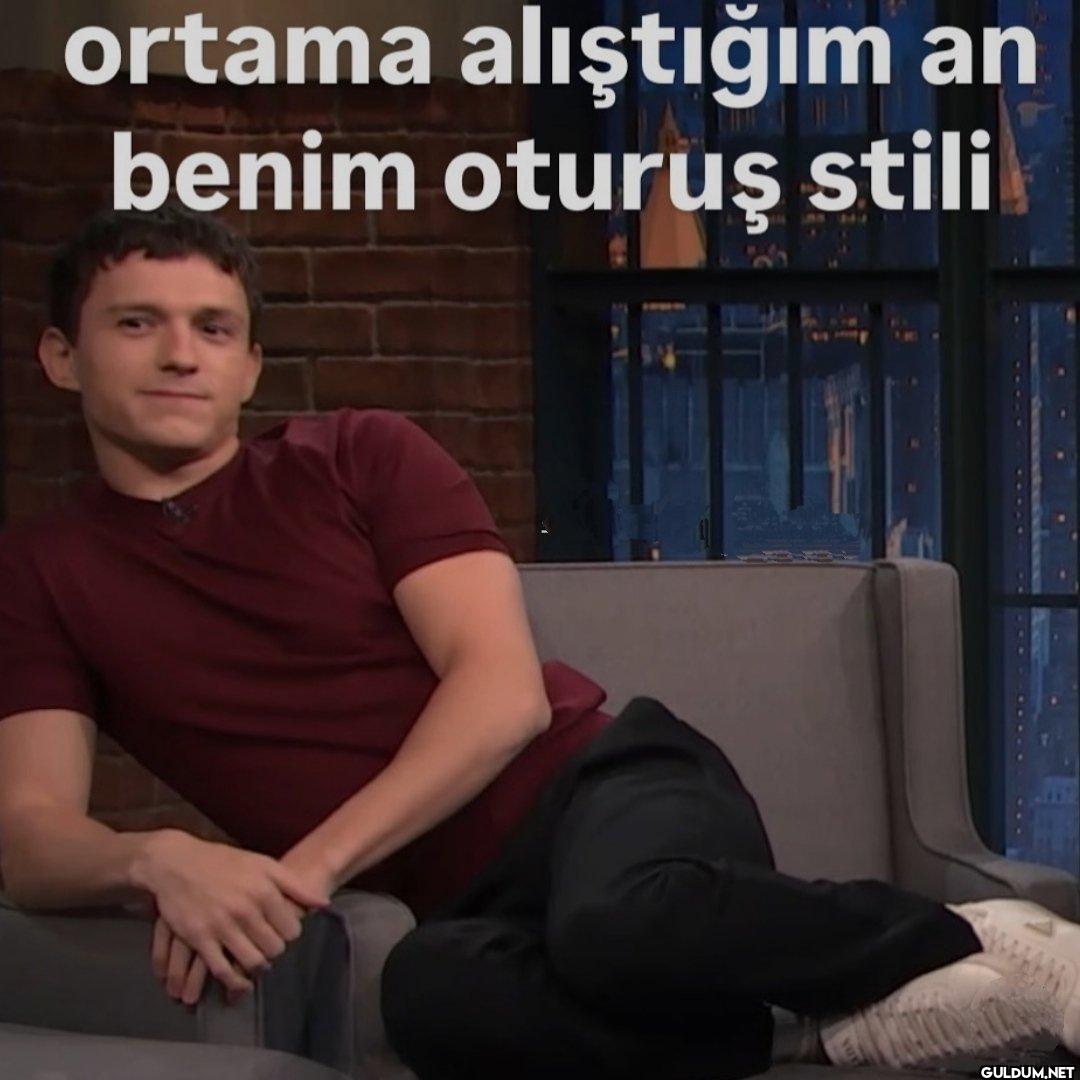 ortama alıştığım an benim...