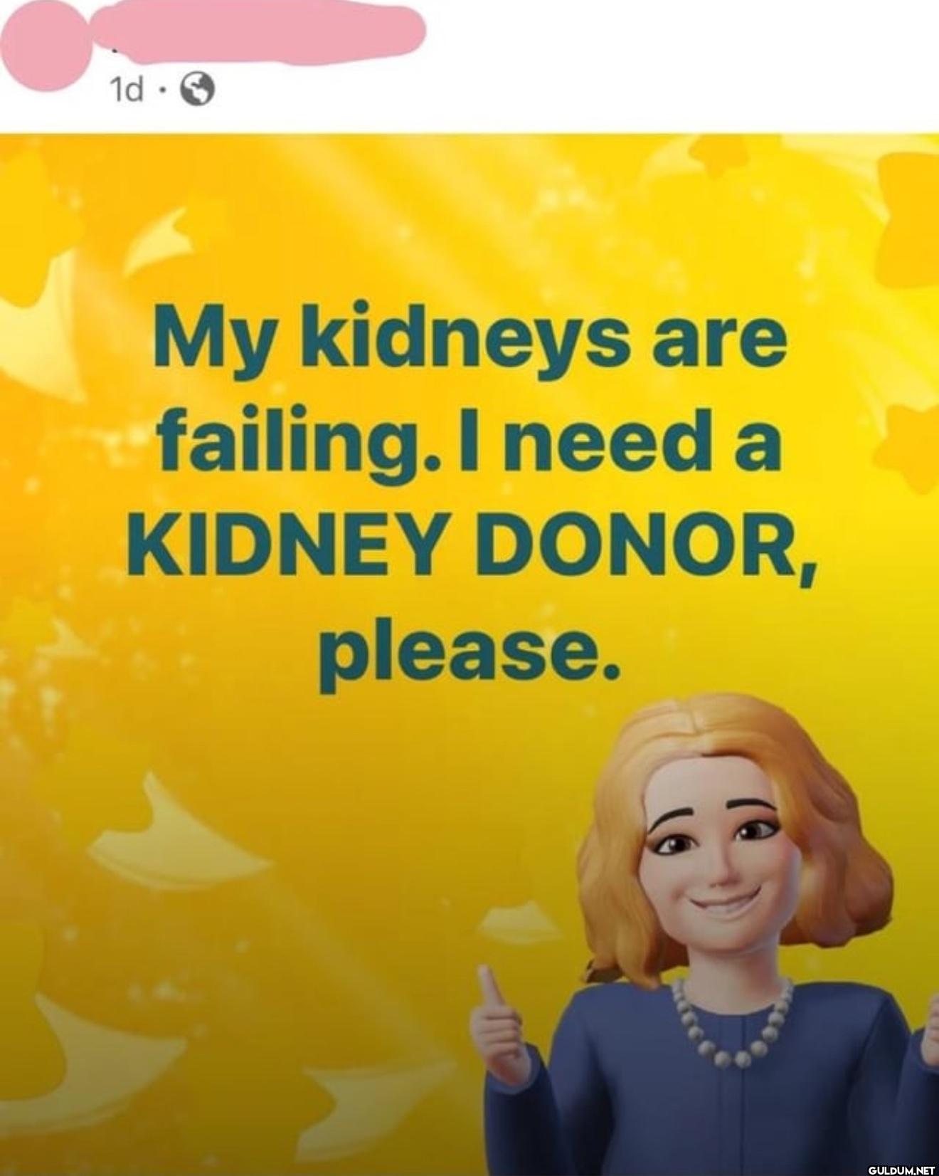 1d . My kidneys are...