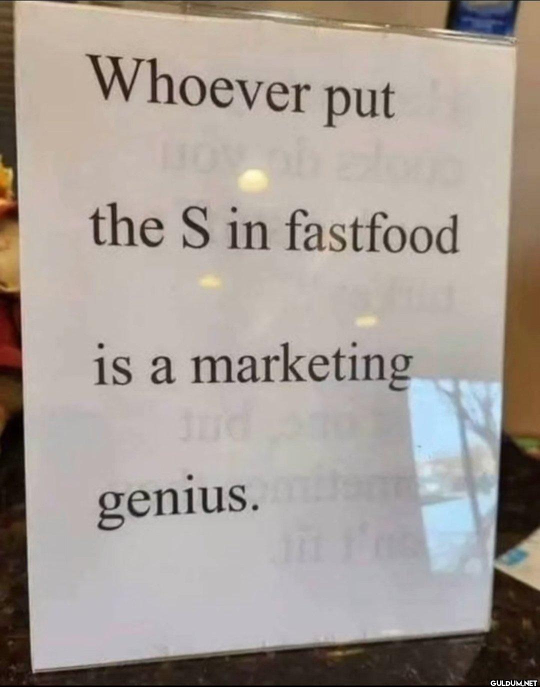 Fatfood 🤔    Whoever put...