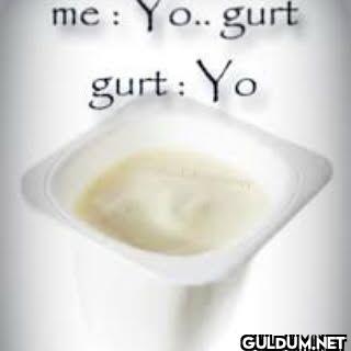 me Yo..gurt gurt Yo