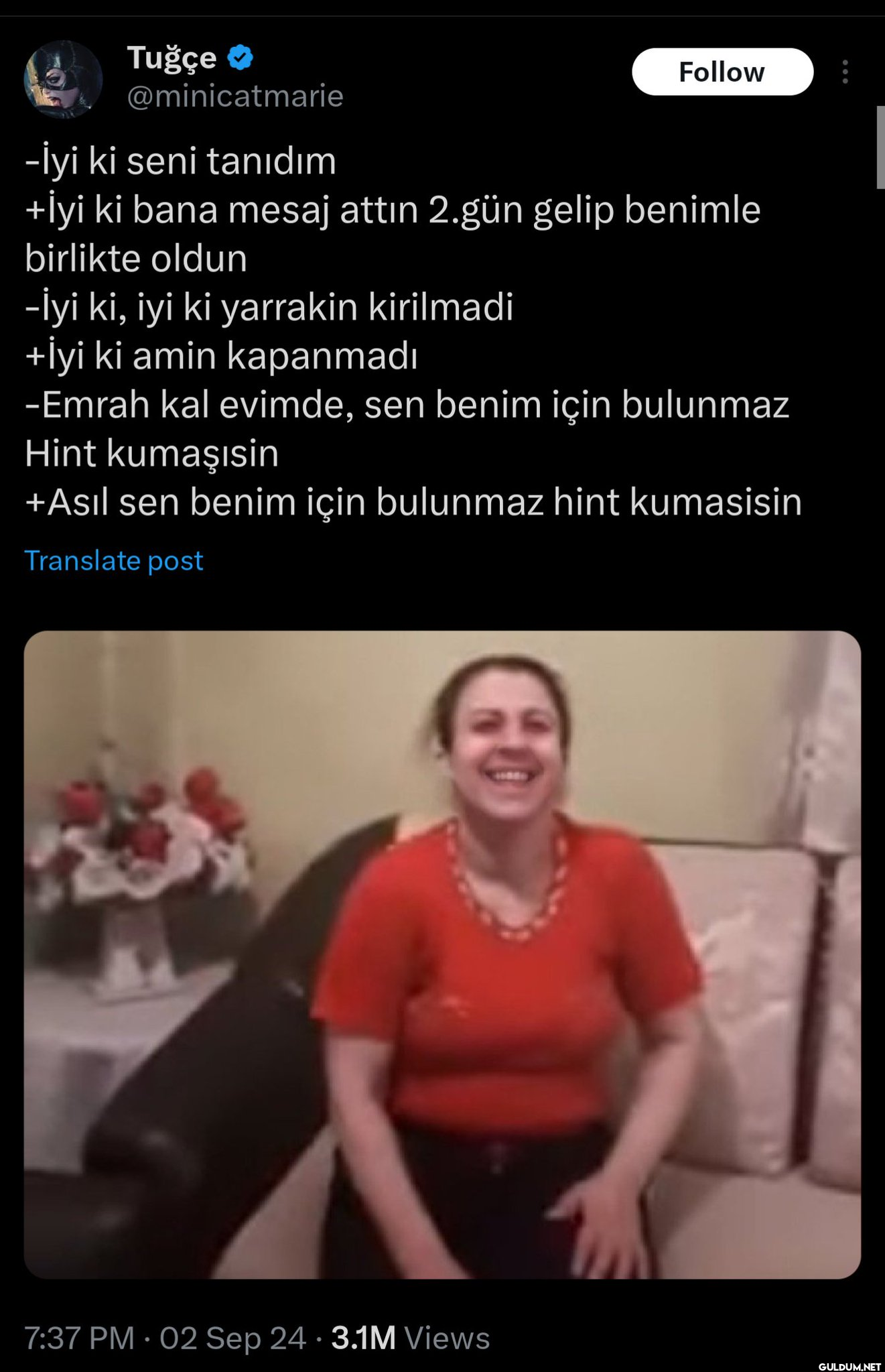 -İyi ki seni tanıdım...