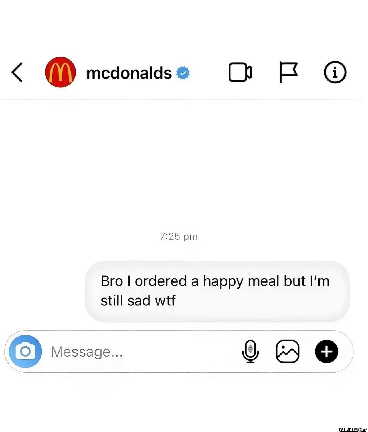 <M mcdonalds ов i 7:25 pm...
