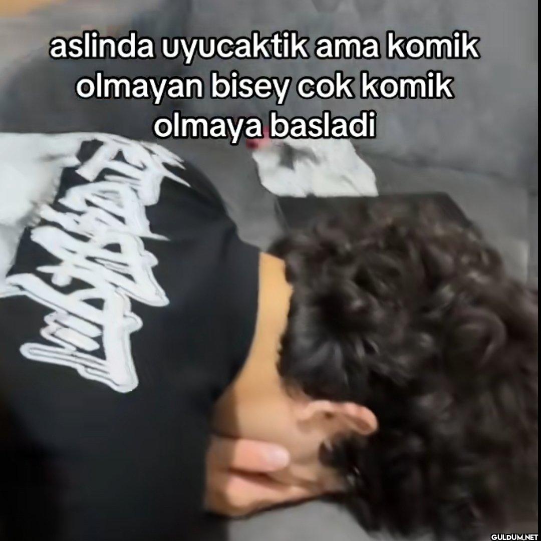 aslinda uyucaktik ama...