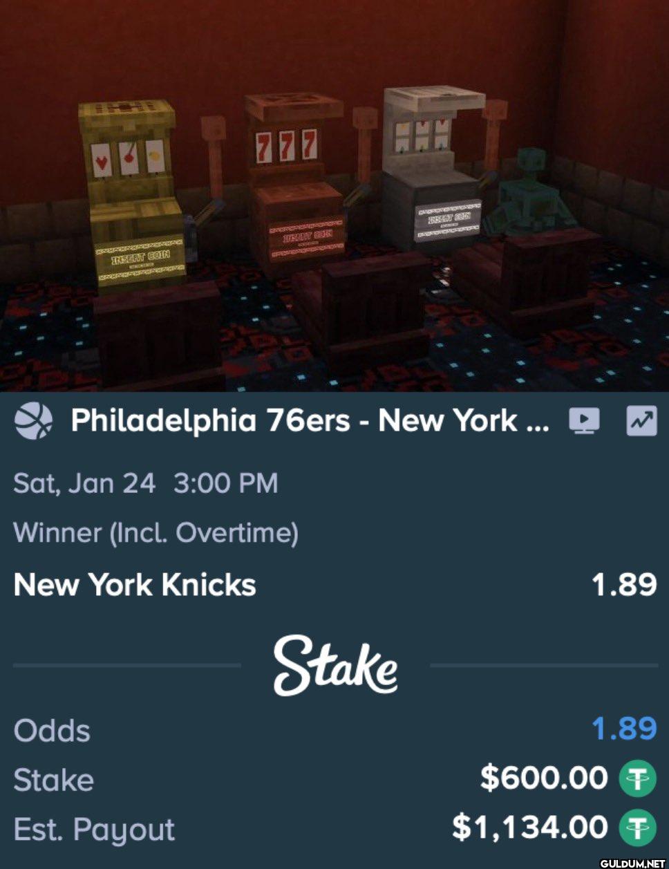 Yazar, Knicks takımının...