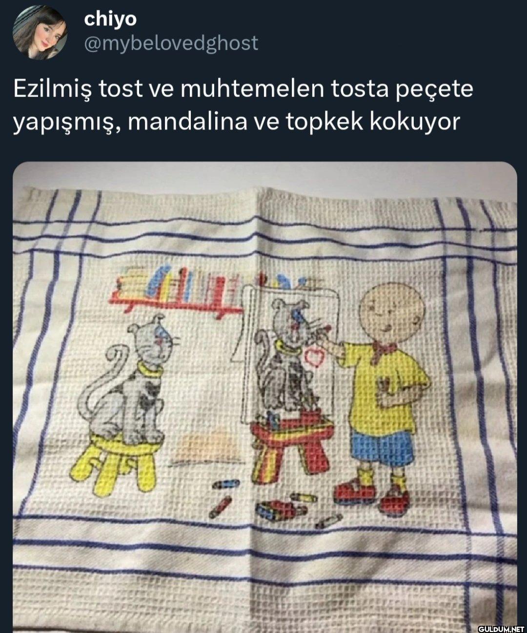 Ezilmiş tost ve muhtemelen...