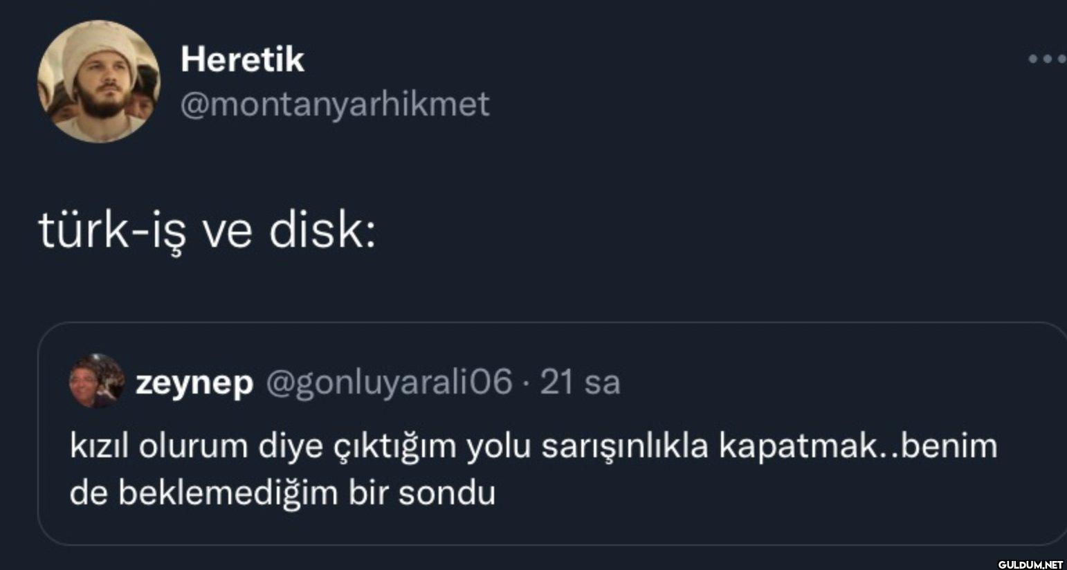 türk-iş ve disk: zeynep...