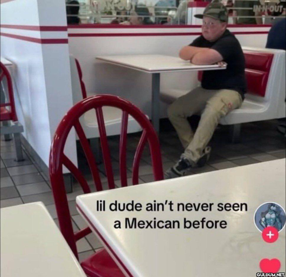 lil dude ain't never seen...