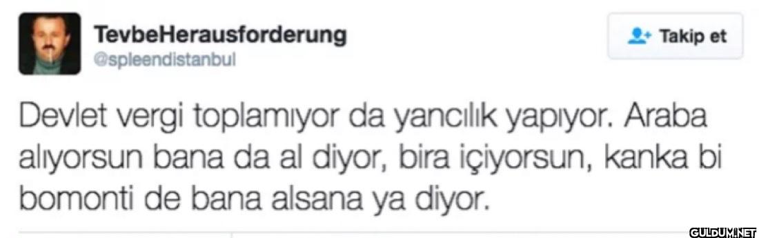 Takip et Devlet vergi...