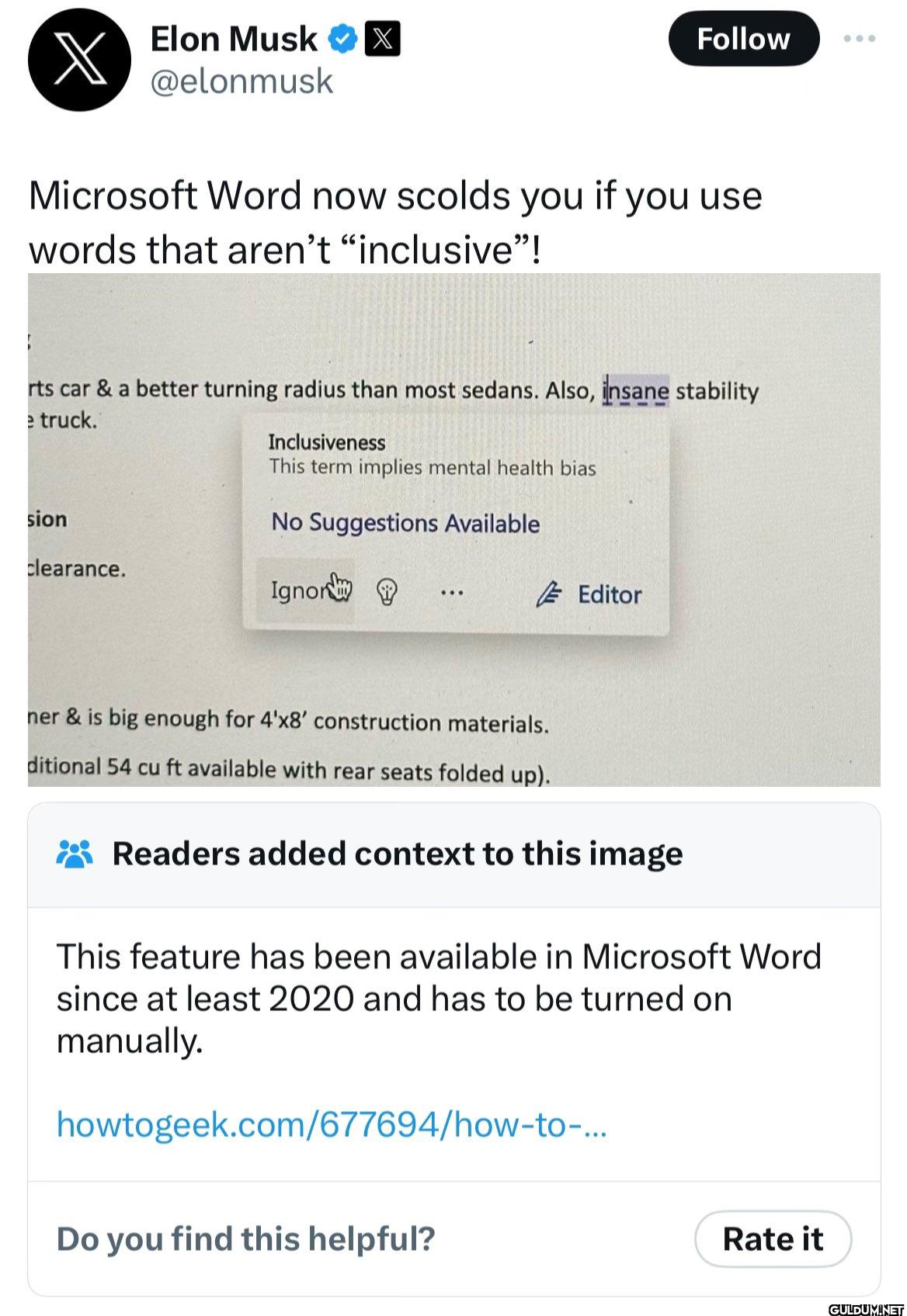 Follow Microsoft Word now...