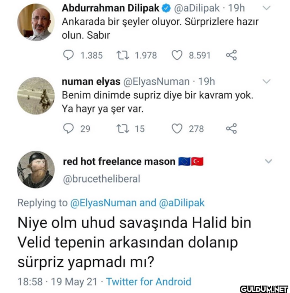 - 19h Ankarada bir şeyler...