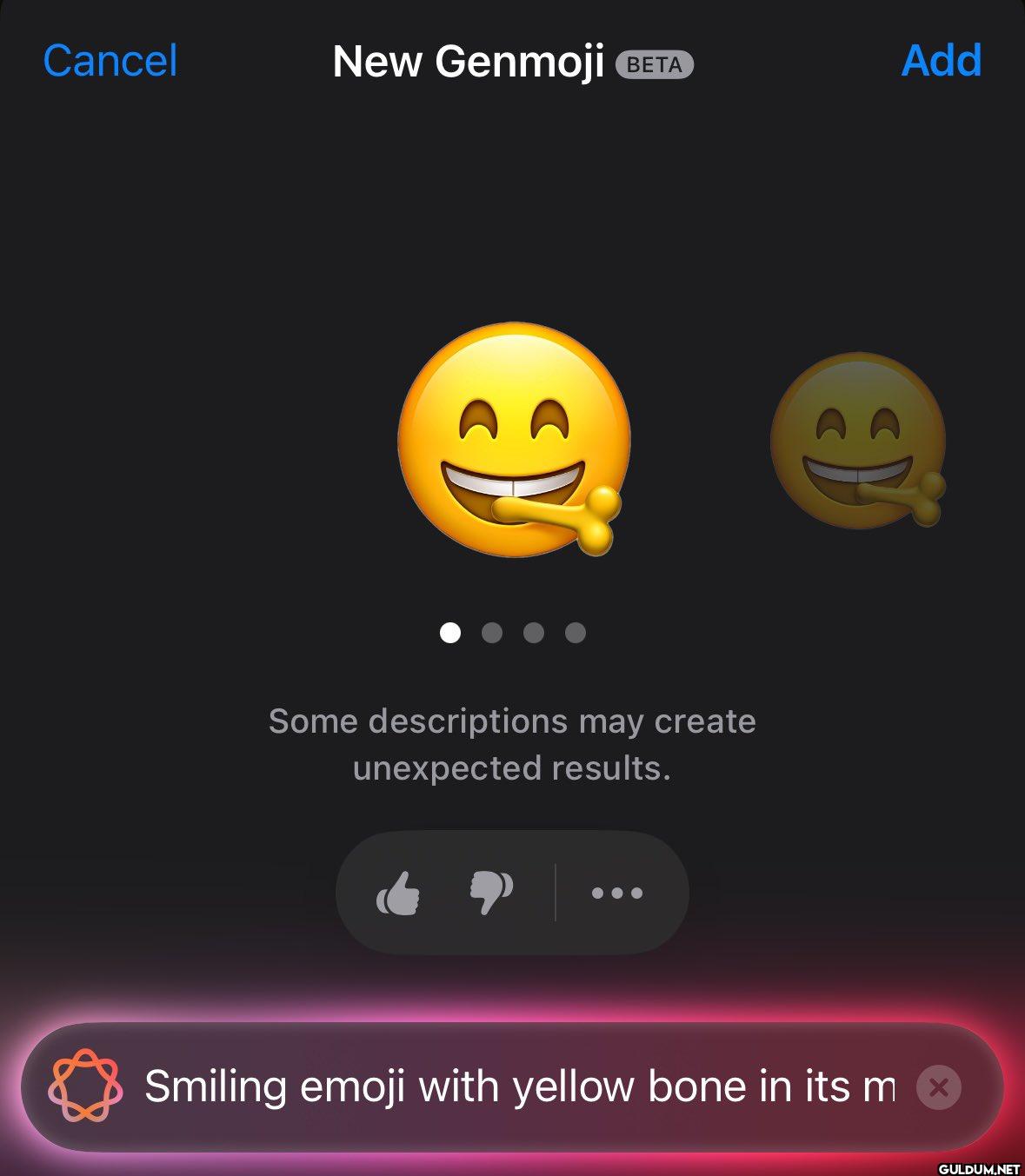 No, Apple Intelligence....