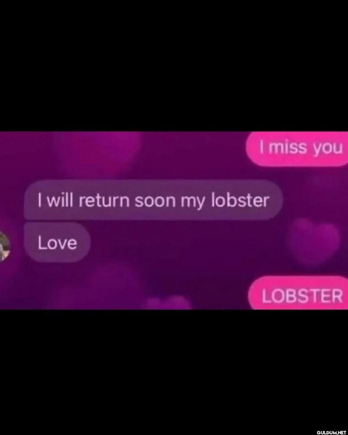 I miss you I will return...